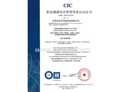 職業(yè)健康安全管理證書